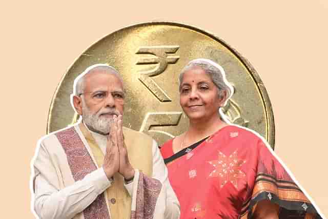 Prime Minister Narendra Modi and Finance Minister Nirmala Sitharaman.
